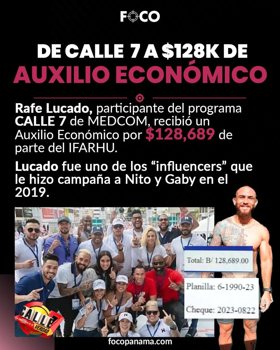 $128,000 para participante de calle 7. #Auxileaks #Prohibidoolvidar