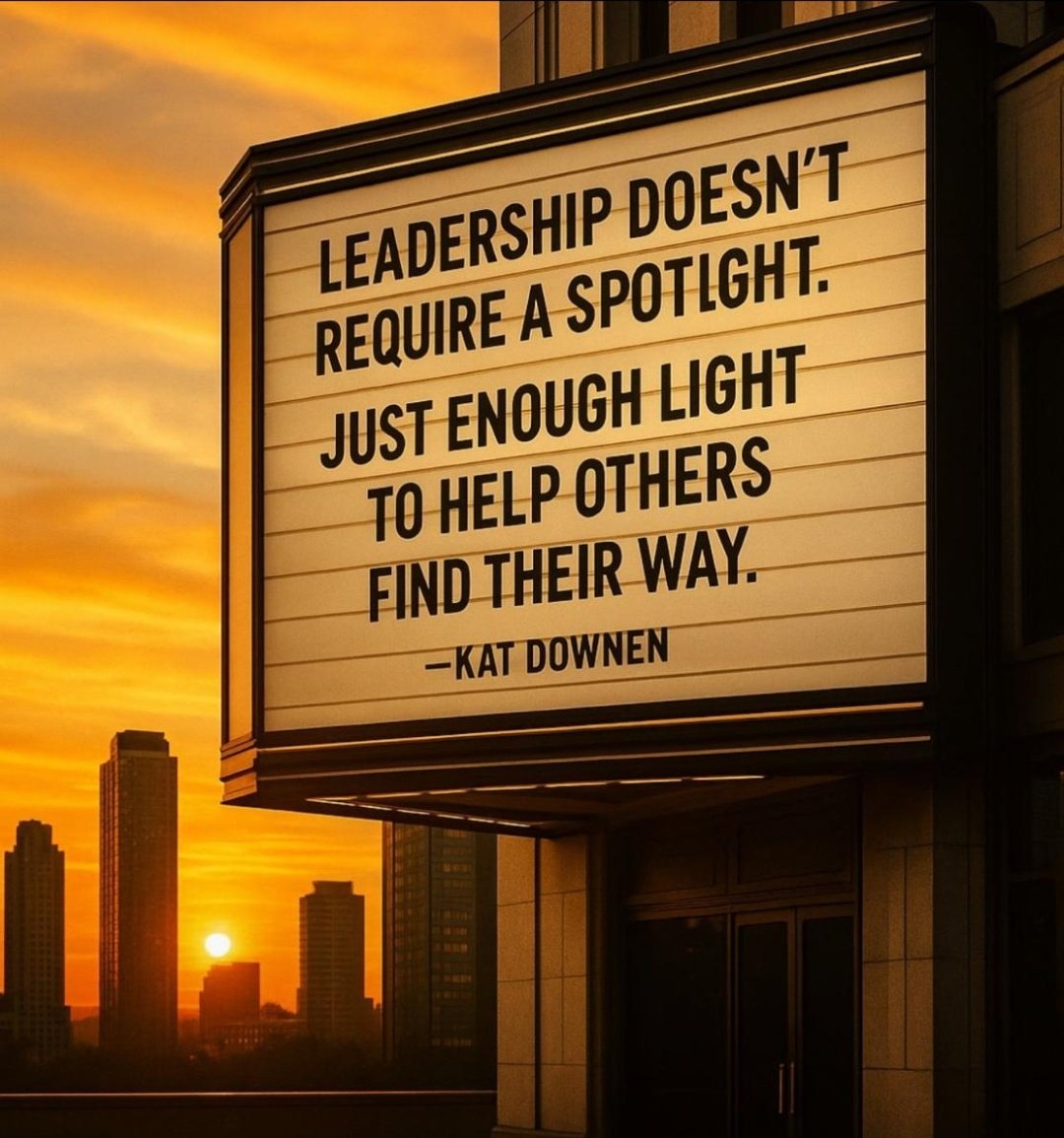 Leadership doesn't require a spotlight