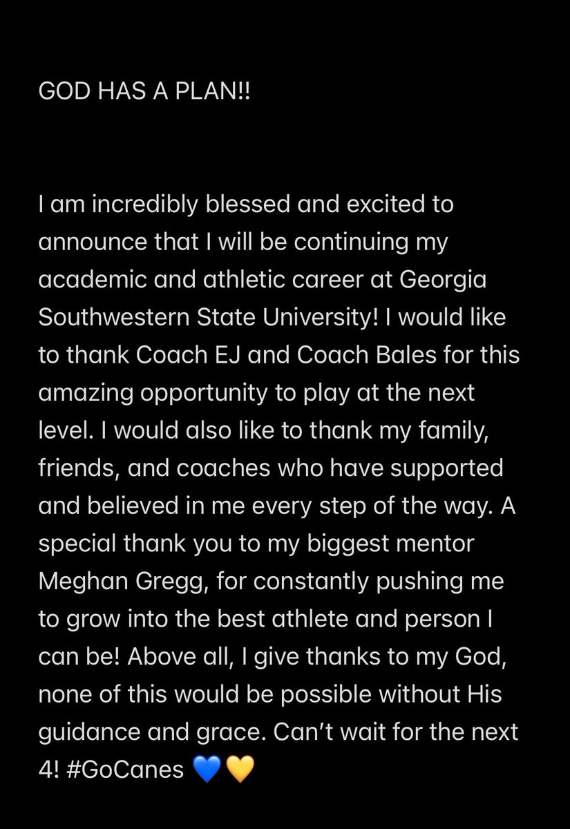 #Committed 💙💛 <a href="/_GSWSoftball/">GSW Softball</a> <a href="/ImpactHolcombe/">Georgia Impact Premier Holcombe</a>