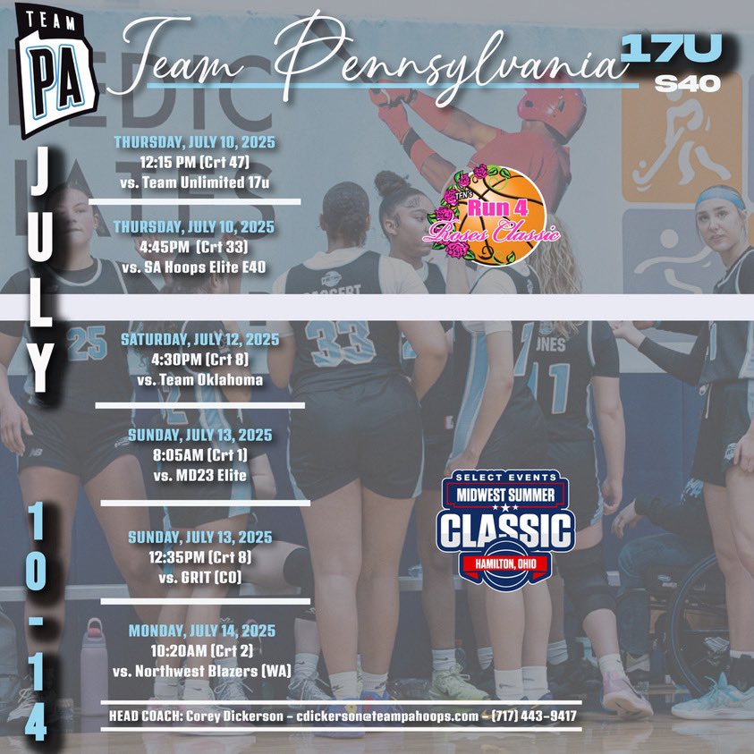 Coaches, check us out this week in Ohio‼️🚨

<a href="/CoreyD2For1/">Corey Dickerson</a> 
<a href="/TRDipp/">Taylor Dippery</a> 

<a href="/RCWomensHoop/">Randolph College Women’s Basketball</a> 
<a href="/DelawareWBB/">Delaware Women’s Basketball</a> 
<a href="/desuwbb/">Delaware State Women’s Basketball</a> 
<a href="/BowieStatewbb/">Bowie State WBB</a>