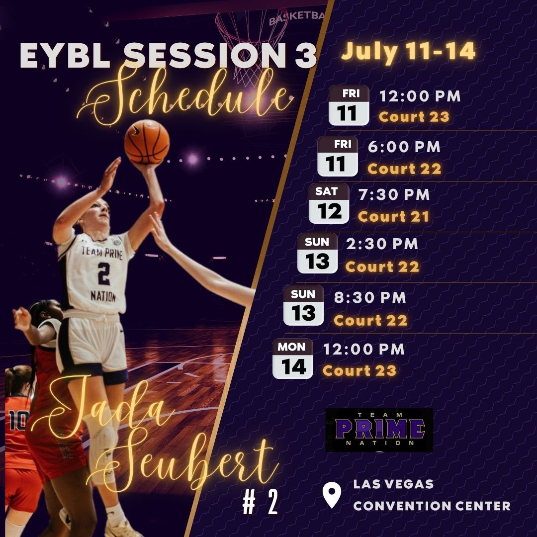 Jadaseubert2 (@jadaseubert2) on Twitter photo 📍Vegas! This weekend. 
Come watch us at EYBL Session 3 @wiflightelite 📍Vegas! This weekend. 
Come watch us at EYBL Session 3 @wiflightelite