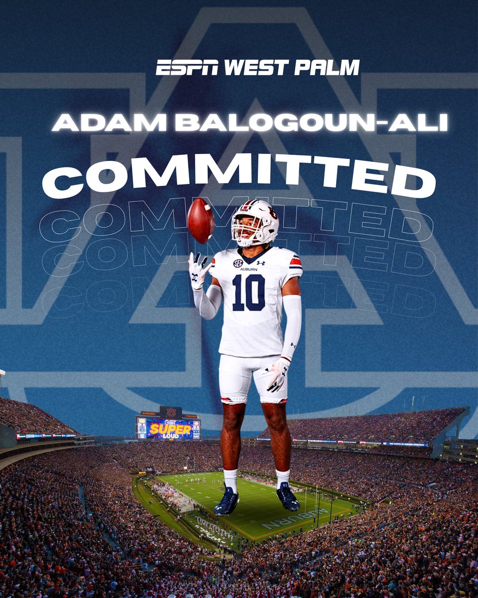 Its #WarEagle for <a href="/A10_got_game/">Adam balogoun-Ali 4⭐️</a> 

Hear why he chose the Tigers with <a href="/TheoDorseyTV/">Theo Dorsey</a>