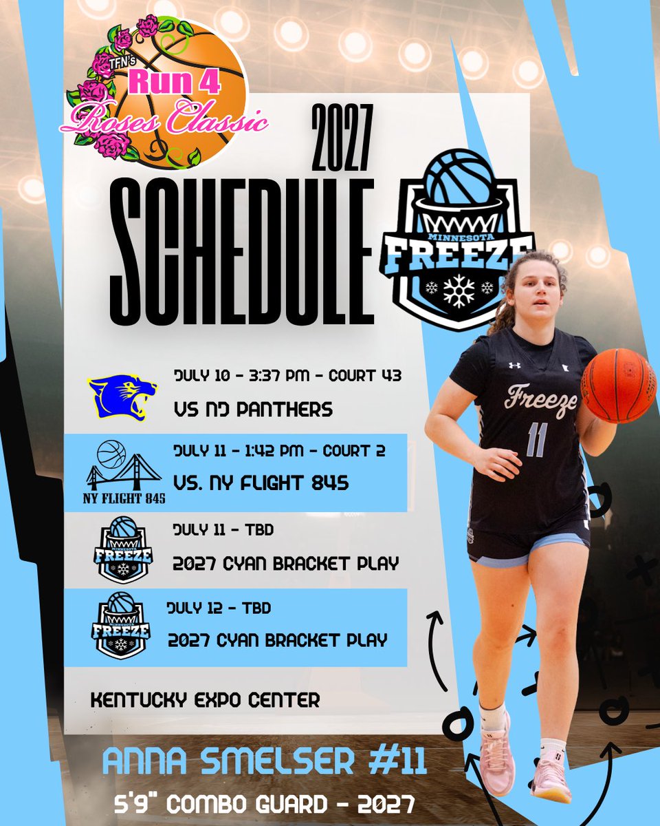 Anna Smelser (@annasmelser11) on Twitter photo Excited to play this week!! <a href="/PGHMinnesota/">Prep Girls Hoops Minnesota</a> <a href="/GMacHoops/">Grant McGinnis</a> <a href="/MN_Freeze_Bball/">Minnesota Freeze Girls Basketball</a> <a href="/JrAllStarMN/">Minnesota Jr. All-Star GBB</a> Excited to play this week!! <a href="/PGHMinnesota/">Prep Girls Hoops Minnesota</a> <a href="/GMacHoops/">Grant McGinnis</a> <a href="/MN_Freeze_Bball/">Minnesota Freeze Girls Basketball</a> <a href="/JrAllStarMN/">Minnesota Jr. All-Star GBB</a>