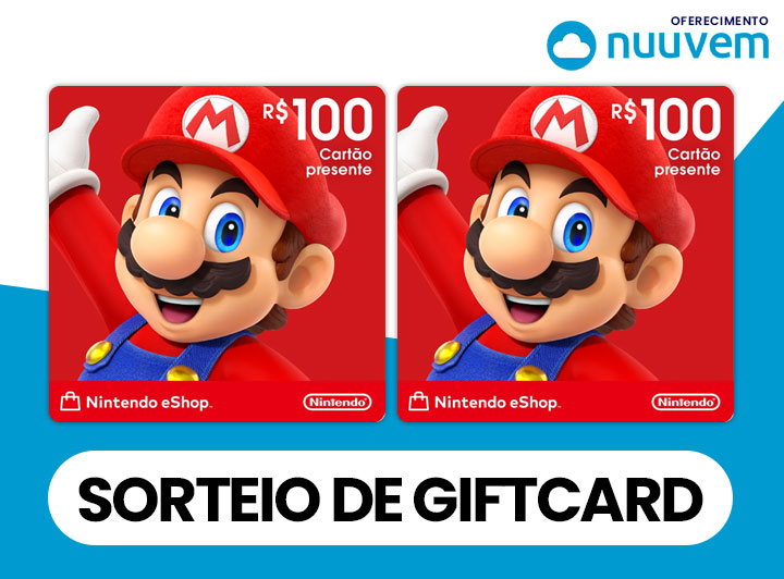 Daniel #OfertasNintendo Reenlsober 👾 (@danielreen) on Twitter photo #SORTEIO 🎉
A <a href="/nuuvem/">Nuuvem.com</a> liberou giftcards de presente pra vocês e 2 sortudo vão levar 100 conto! Pra participar:
- Me segue
- 💙Curtir o post +🔄 RT sem comentar
- Responda esse tweet com o emoji☁️ e indique um jogo baratex para o ganhador usar o giftcard. Resultado em 14/07! #SORTEIO 🎉
A <a href="/nuuvem/">Nuuvem.com</a> liberou giftcards de presente pra vocês e 2 sortudo vão levar 100 conto! Pra participar:
- Me segue
- 💙Curtir o post +🔄 RT sem comentar
- Responda esse tweet com o emoji☁️ e indique um jogo baratex para o ganhador usar o giftcard. Resultado em 14/07!