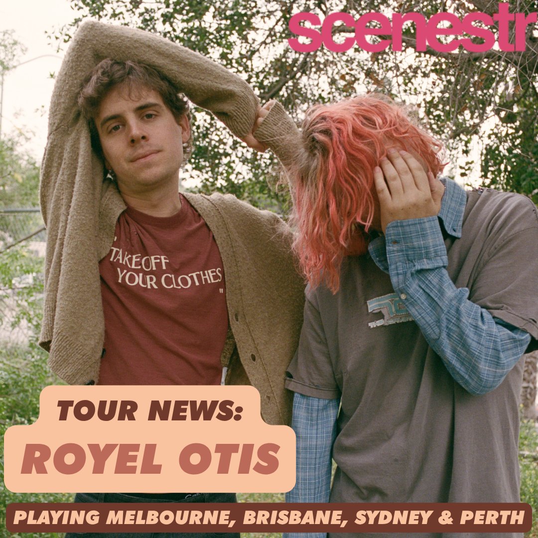 scenestr (@scenestr) on Twitter photo Tour news: "We just want to make people dance together. Everyone's invited." <a href="/RoyelOtis/">Royel Otis</a> tour Australia this spring. <a href="/frontiertouring/">Frontier Touring</a> Check out the tour dates: scenestr.com.au/music/royel-ot… Tour news: "We just want to make people dance together. Everyone's invited." <a href="/RoyelOtis/">Royel Otis</a> tour Australia this spring. <a href="/frontiertouring/">Frontier Touring</a> Check out the tour dates: scenestr.com.au/music/royel-ot…