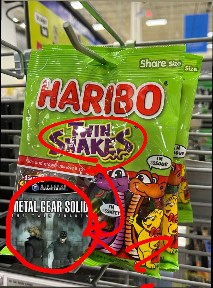 Twin Snake in Walmart today…