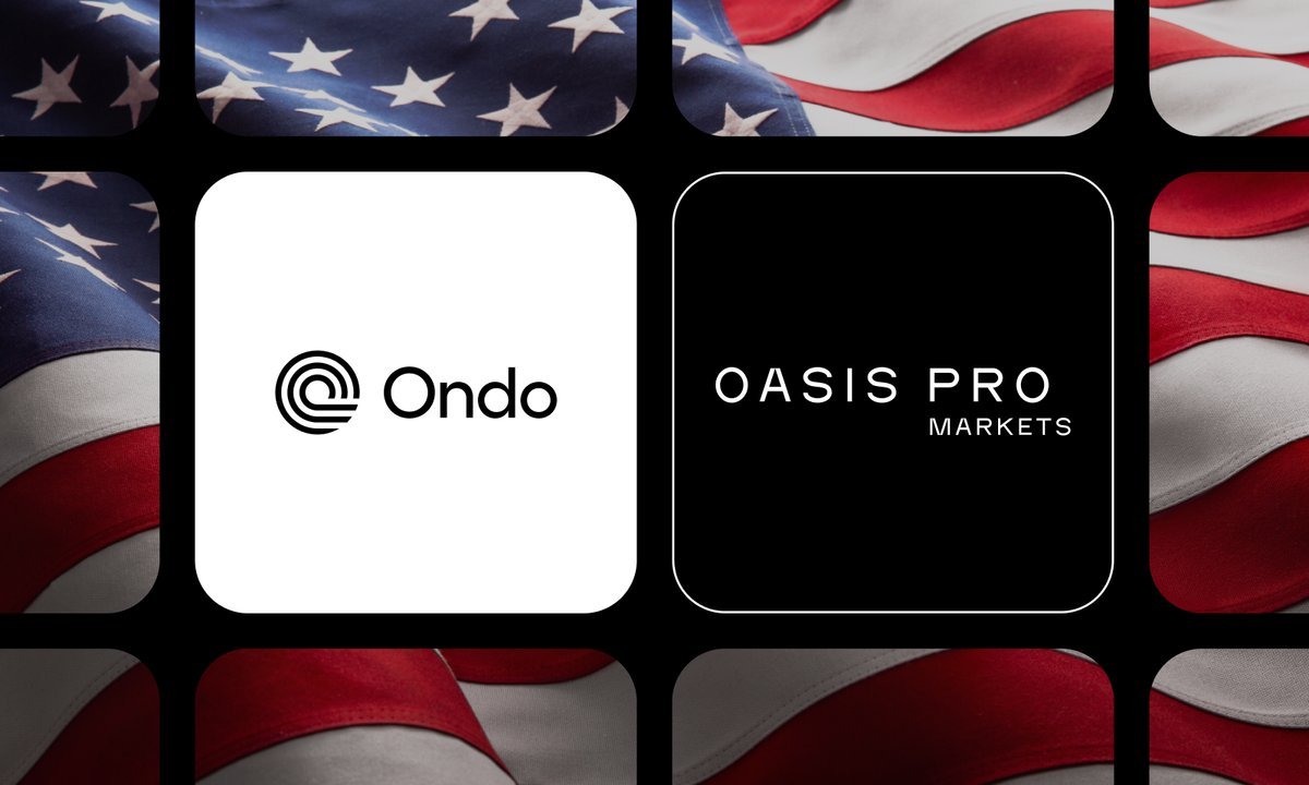 Récap crypto - Ondo Finance s’offre Oasis Pro