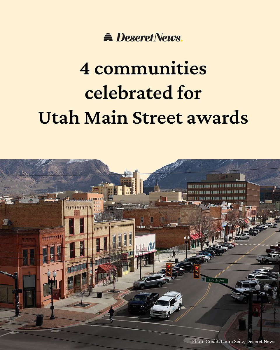LGHendersonUtah's tweet image. Main Streets are at the heart of every town. The dedication shown by individuals in each city to beautify and strengthen their downtown areas is truly commendable.
Learn more at deseret.com/utah/2025/07/0…