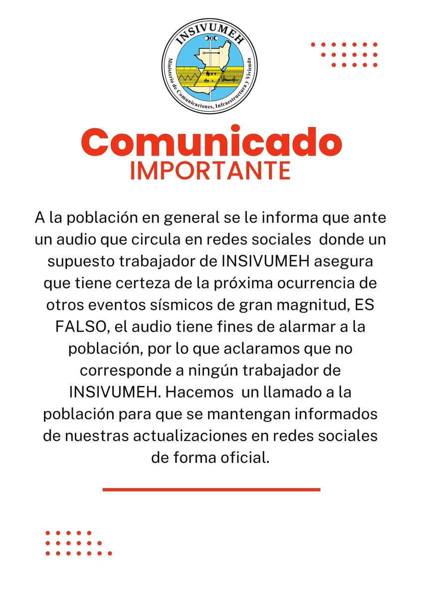 Información importante