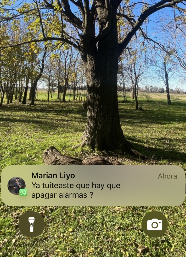 Casi que me olvido, por suerte me rodeo de gente del bien
Apaguen que mañana feriadito ⏰🔕