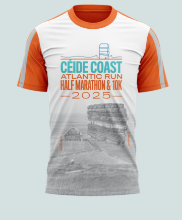 CeideCoastRun's tweet image. Time to reveal our 2025 Tech Top
All entrants to the Half-Marathon & 10k will receive a bespoke medal (to be revealed), & a tech top.
If you fancy adding to your collection of tech tops register for the Céide Coast Atlantic Run today eventmaster.ie/event/j4vdcE0T…
#CéideCoastAtlanticRun