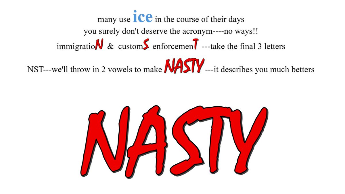 #ICE ICE #DHS DHS #trump trump #Noem Kristi noem #kristinoem #Texas #nasty nasty #immigration immigration immigration and customs enforcement #immigration&amp;customsenforcement #trumppoems 

#66.)