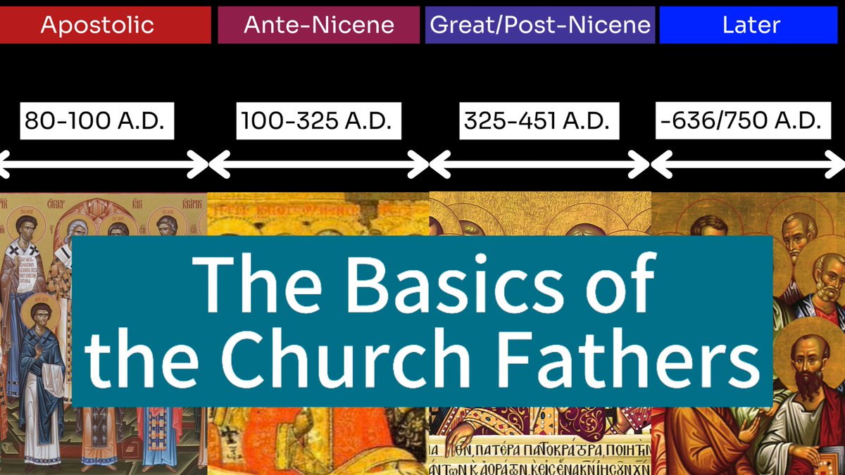BeSaintly's tweet image. My new video is up, it is a very simple overview of the church fathers
Since most of the content on Patristics is very in depth, I thought something very simple would be helpful (Next video will be in depth on the Apostolic Fathers)
Here’s the link!
youtu.be/eJJJe1NWXv4?si…