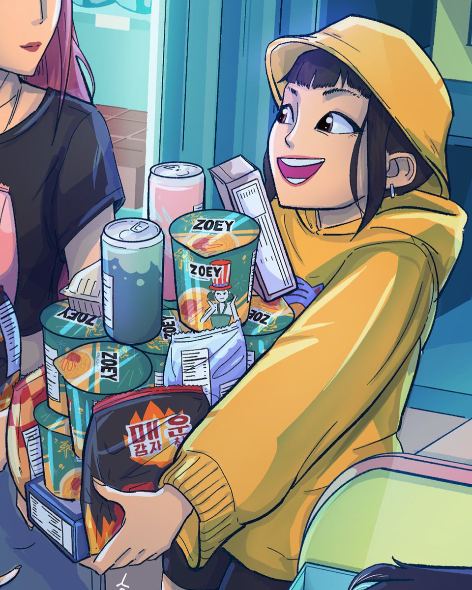 I still don't know why it's sooo low res but here are close up if you want it :>

#KPOPDEMONHUNTERS #kpopdemonhuntersfanart #HUNTRIX