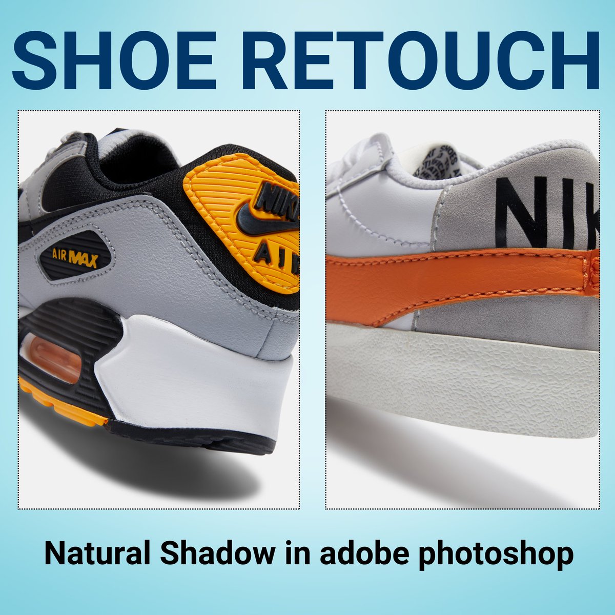 Why Natural Shadows Improve Sales
Realism: Shoes appear grounded and lifelike, not floating.
Professionalism: Clean, polished presentation increases trust.
Focus: Shadows add depth, drawing attention to the shoe.
Consistency: Uniform shadows across all SKUs create a premium