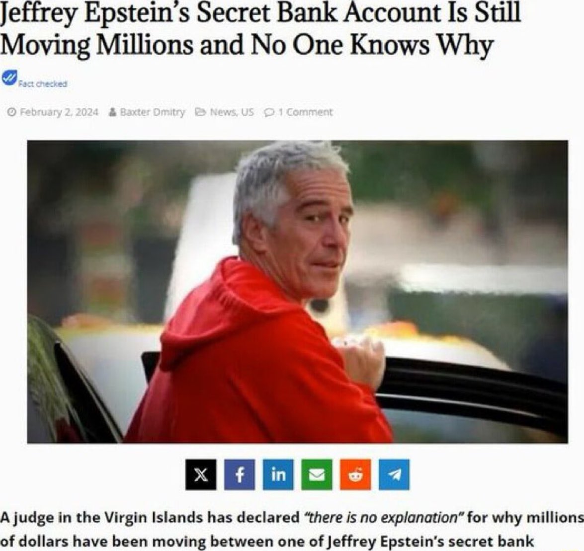 Apparently not so secret