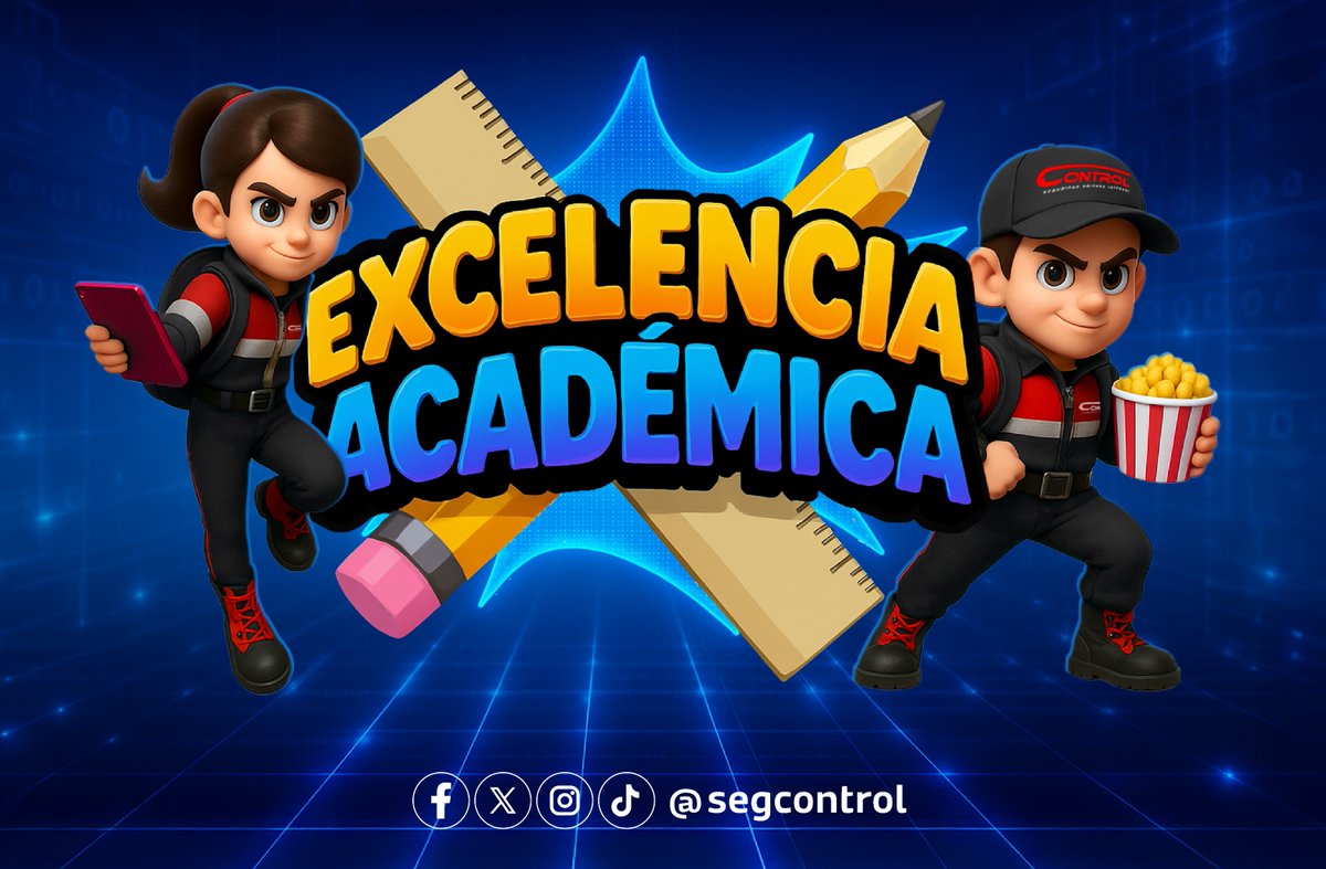 segcontrol's tweet image. 🎓✨ ¡Estamos a días de la Convocatoria  Excelencia Académica 2025! ✨🎓

En Grupo Control celebramos el esfuerzo, la dedicación y la pasión por superarse cada día.

👩‍🎓👨‍🎓 ¡Prepárate para ser parte de este gran momento!
#ExcelenciaAcadémica2025 #ConTodoControl #FamiliaControl