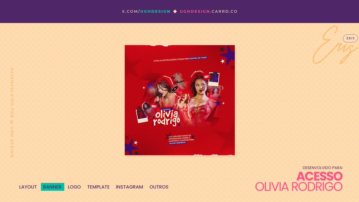 ⨳ Entrega para: <a href="/OliviaAcesso/">Acesso Olivia Rodrigo</a> 

ÉRIS, UGH DESIGN
Obrigada pela preferência ♥︎