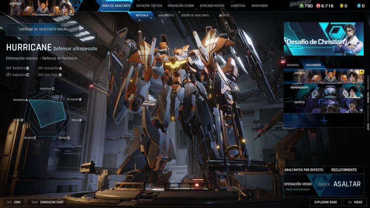 Estamos en vivo, ready to strike!! Meca Break con escuadron justo ahora, no te lo pierdas! 👇⛓️