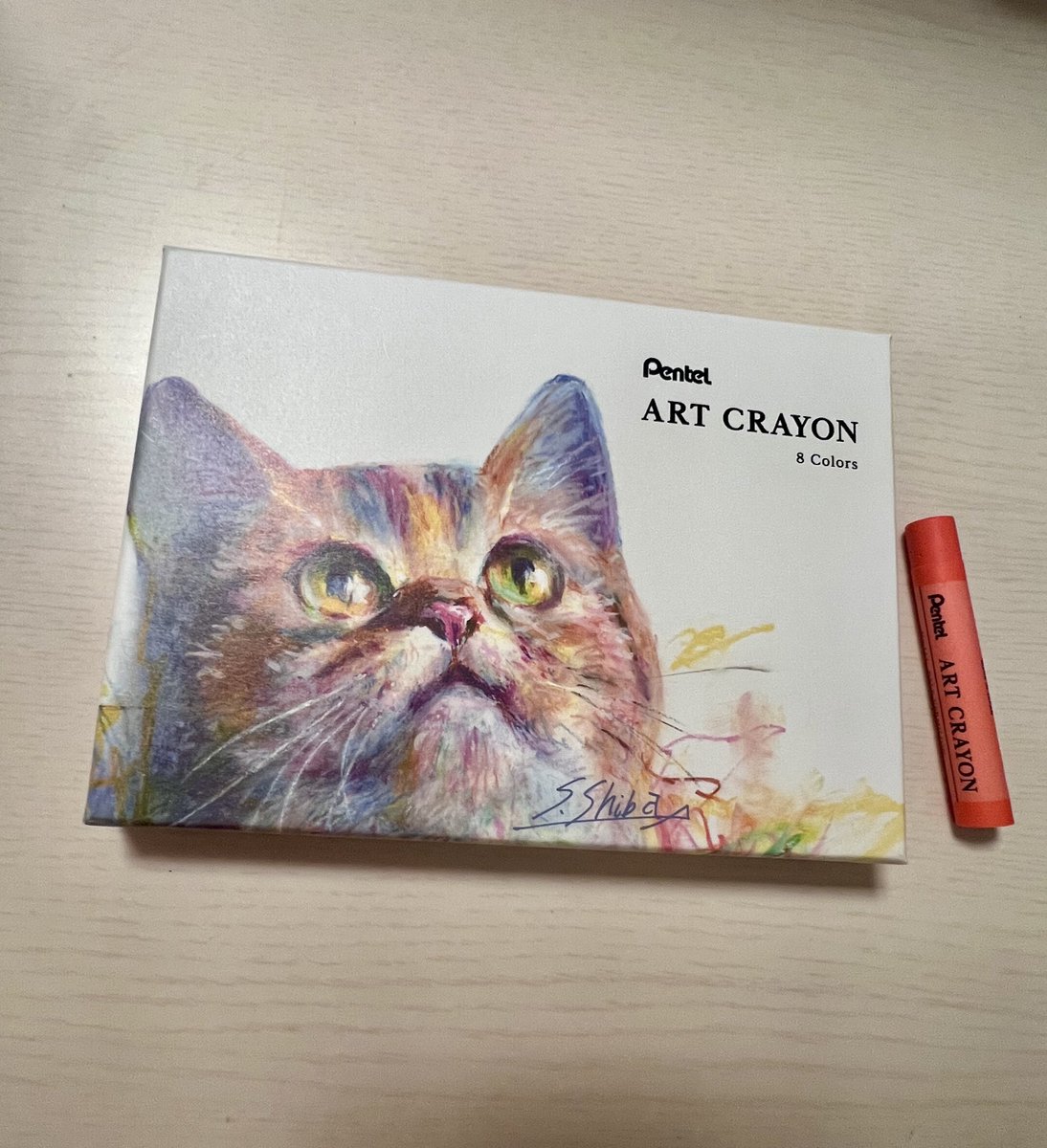 柴崎先生のアートクレヨン、買ってしまいました…！✨️
弘法じゃないので筆は選びます。