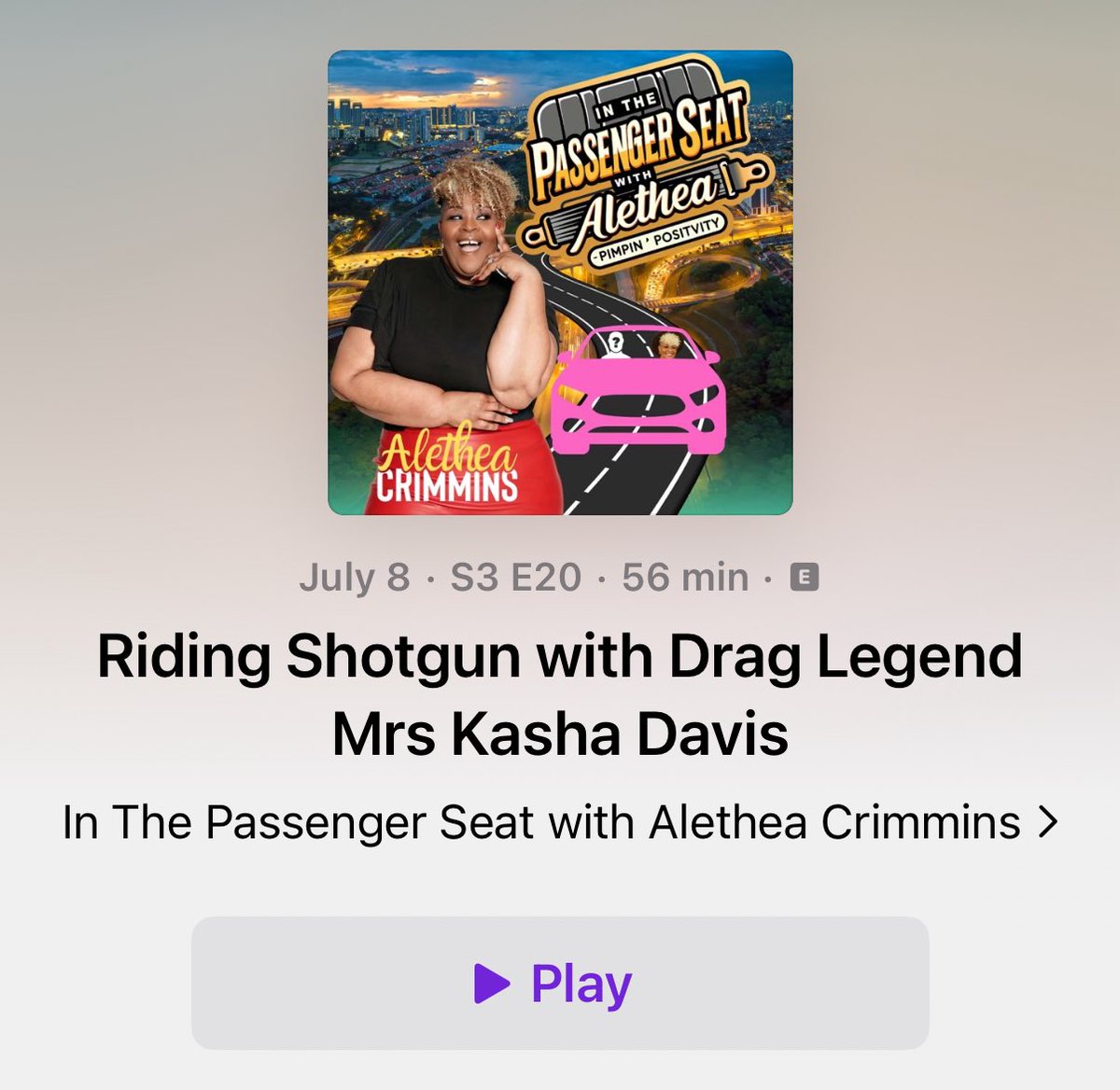 KashaDavis's tweet image. What a dream to chat and connect with this beautiful soul!!!! 🦋✨
podcasts.apple.com/us/podcast/rid…