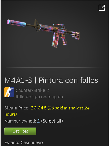 squallrbg98's tweet photo. M4A1-S | Glitched Paint (Minimal Wear) 30$

ROLL AT 120 LIKES

REQUISITOS:

-Follow 
@squallrbg98

-RT
-Tag 1 amigo
-Like al video y coment 

https://t.co/aS3dd3o6vG

#csgo #csgoesp #CSGOGiveaway #CSGO #csgogiveaways #CS2Giveaway #CS2 https://t.co/xQ20cqjk7f