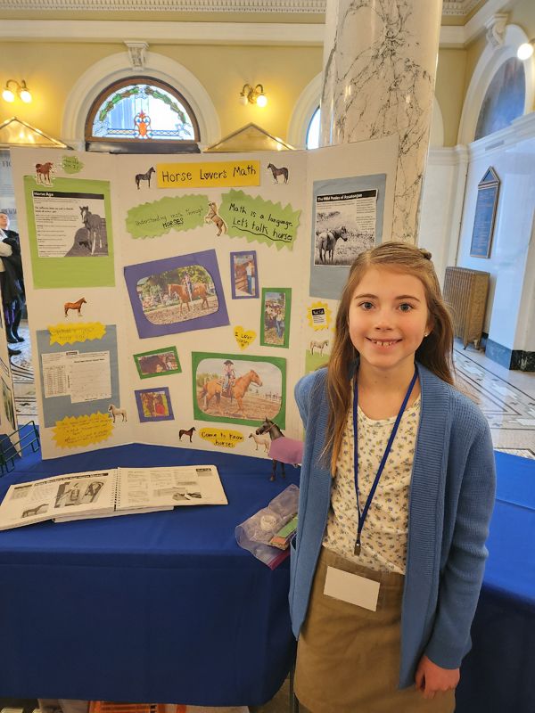 I was thrilled to learn that Horse Lover's Math inspired a math presentation at the South Dakota state capital! Do you know any #horsecrazy kids who struggle with math—or maybe they just love learning about #horses? buff.ly/JU9a0fp #homeschool #unschooling #STEM #maths