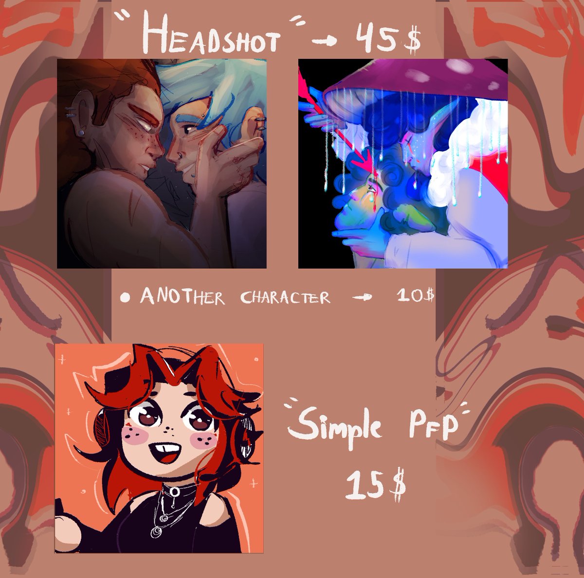 strawdool's tweet image. HEY GUYS SO I HAVE COMMISSIONS OPEN !!
(i updated the prices a bit ago but i forgot to post it here! )