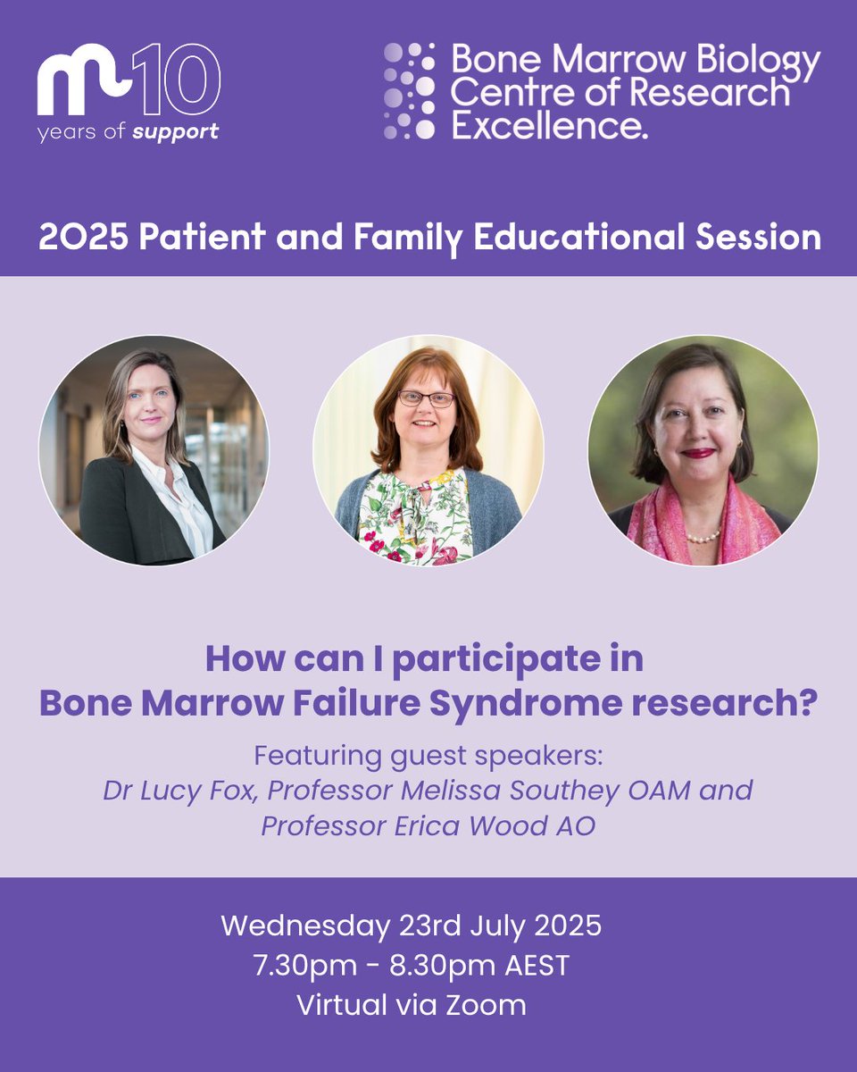 Maddie Riewoldt's Vision (@maddiesvision) on Twitter photo 📣 Registrations are now open for our second Patient & Family Educational Session of 2025! Find out more and register here: loom.ly/8y3orrM
<a href="/MonashUni/">Monash University</a>
💜💜💜 #FightLikeMaddie 📣 Registrations are now open for our second Patient & Family Educational Session of 2025! Find out more and register here: loom.ly/8y3orrM
<a href="/MonashUni/">Monash University</a>
💜💜💜 #FightLikeMaddie