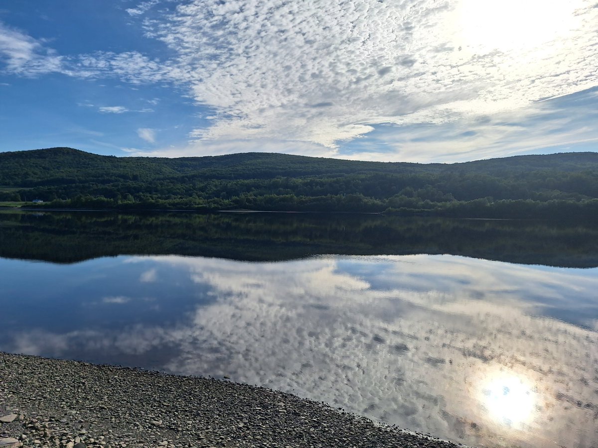 A great night for cycling along the Trans-Canada Trail here in the heavenly spot that is western New Brunswick.