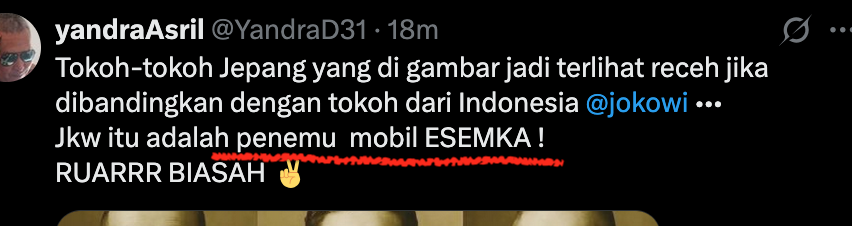 D1t07's tweet photo. @YandraD31 @jokowi @Jokowi penemu mobil Esemka????
#BUKAN!!! Jokowi adalah perampok atau #PERAMPAS kreasi mobil yg dibuat MURID2 SMK (eSeMKa) di Solo dan digunakan Tanpa Ijin untuk pencitraan & ambisi politik pribadinya !! https://t.co/M31ejoi9WH