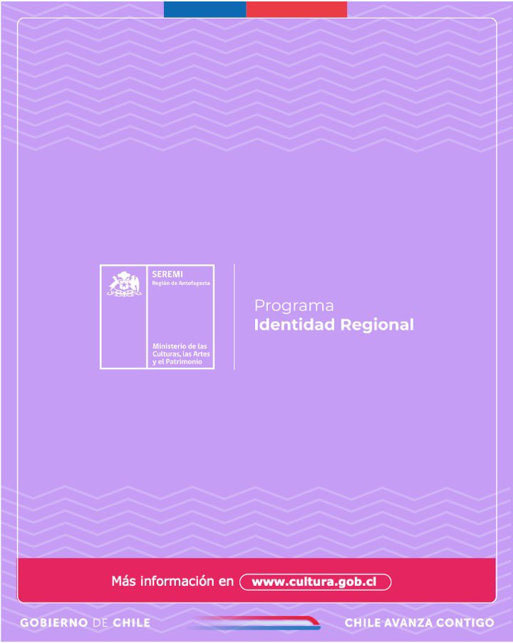 Hasta el 3 de septiembre se encontrará abierta la convocatoria para los Premios Regionales “Linterna de Papel” 2025, que considera la entrega de $4.000.000 a personas naturales de las provincias de Tocopilla, El Loa y Antofagasta.

Bases y más info en: cultura.gob.cl/antofagasta