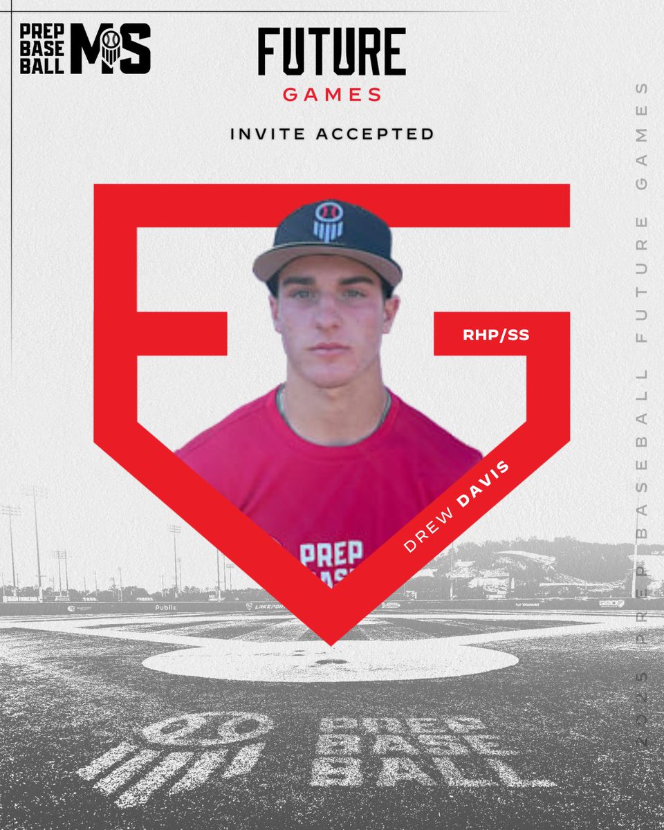 Prep Baseball Mississippi (@prepbaseballms) on Twitter photo ๐๐ฎ๐ฆ๐ซ๐๐ฅ๐ฅ, ๐๐ โก๏ธ ๐๐ฆ๐๐ซ๐ฌ๐จ๐ง, ๐๐
+ Drew Davis (<a href="/DrewDavis27/">Drew Davis</a>, 2027) a RHP/SS from <a href="/SumrallHighBSB/">Sumrall High School Baseball</a> is headed to <a href="/LakePointSports/">LakePoint Sports</a> to represent #TeamMississippi at the 2025 Prep Baseball Future Games.
๐ค: loom.ly/RAix5f0 // @PrepBaseball ๐๐ฎ๐ฆ๐ซ๐๐ฅ๐ฅ, ๐๐ โก๏ธ ๐๐ฆ๐๐ซ๐ฌ๐จ๐ง, ๐๐
+ Drew Davis (<a href="/DrewDavis27/">Drew Davis</a>, 2027) a RHP/SS from <a href="/SumrallHighBSB/">Sumrall High School Baseball</a> is headed to <a href="/LakePointSports/">LakePoint Sports</a> to represent #TeamMississippi at the 2025 Prep Baseball Future Games.
๐ค: loom.ly/RAix5f0 // @PrepBaseball