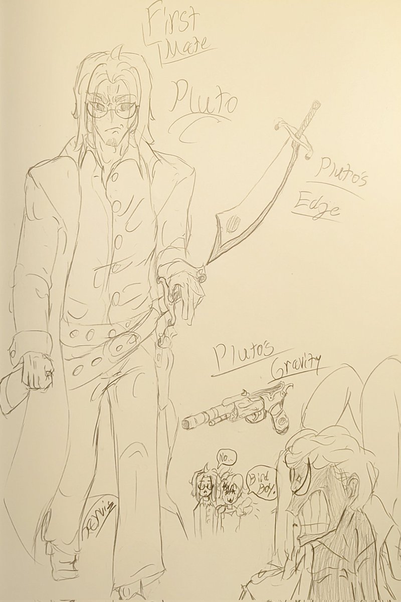 Pluto- First mate of The Star Eyes Pirates
Daily art #15
#ocart #oc #onepieceoc