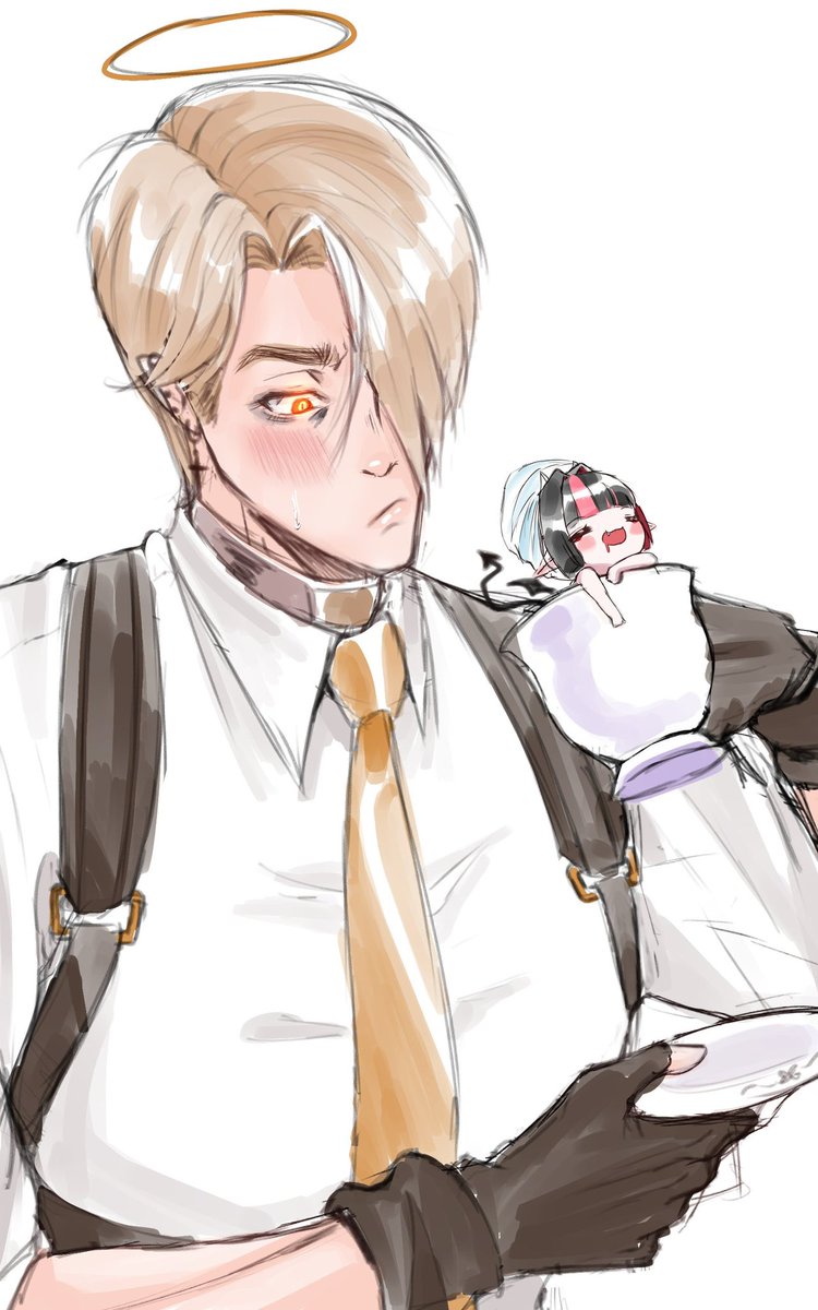 Repost porque me equivoqué en algo ehehehe

Wipsito del nuevo cover para Webtoon 🩷💛