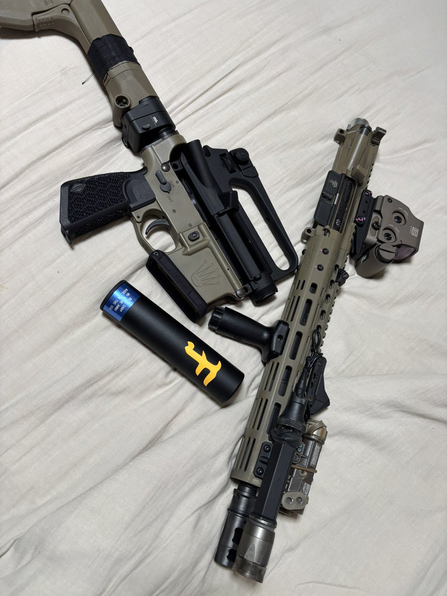 MrOrdlnary's tweet image. Noveske A2もどきを…
あとは加工するだけ…あとバレルとフロントサイト募集中