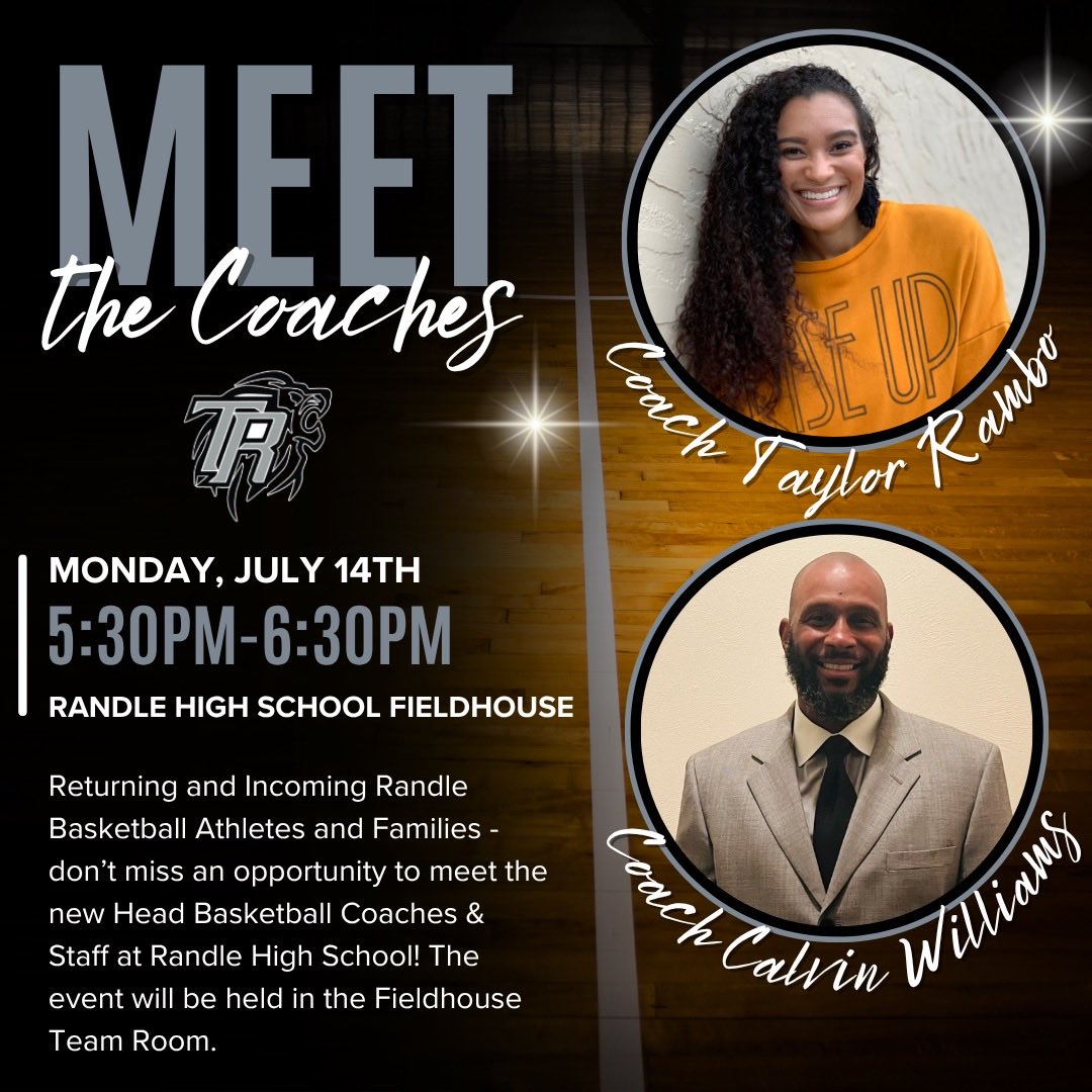 📣 Please join us on Monday, July 14, 2025, as Coach Rambo and I proudly introduce ourselves to the Lion community! We’re excited to connect, share our vision, and kick off this next chapter together. 🦁💪 #LionPride #NewBeginnings #MeetTheCoaches