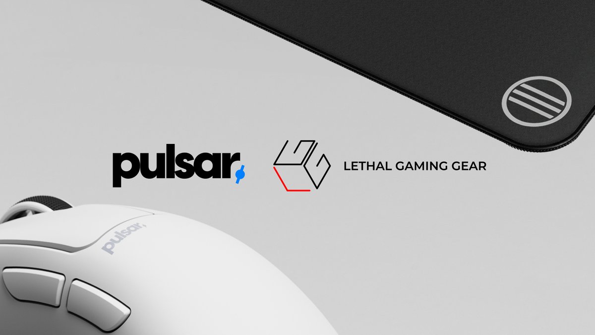 Lethal Gaming Gear (@lethalgaminggr) on Twitter photo We are exceedingly happy to announce we are joining the <a href="/PulsarGears/">Pulsar Gaming Gears</a> family!
Our mousepads will help round out their already impressive lineup of products.
We hope you all are as excited as we are to begin this new journey!
Read more here: pulsar.gg/blogs/news/pul… We are exceedingly happy to announce we are joining the <a href="/PulsarGears/">Pulsar Gaming Gears</a> family!
Our mousepads will help round out their already impressive lineup of products.
We hope you all are as excited as we are to begin this new journey!
Read more here: pulsar.gg/blogs/news/pul…
