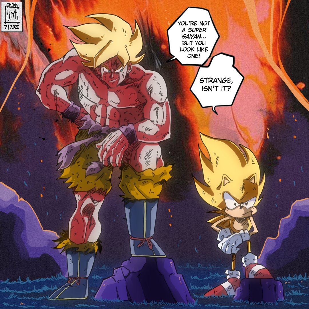 Captain_Ishi's tweet image. Strange, isn&apos;t it? One might say... SUPER strange...
=u=/ I know It&apos;s directly inspired btw. Don&apos;t worry!