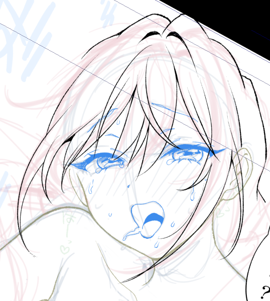 朝～今日もskeb作業しております
髪の毛で躍動感つけるのが好きですファサー✨️ 