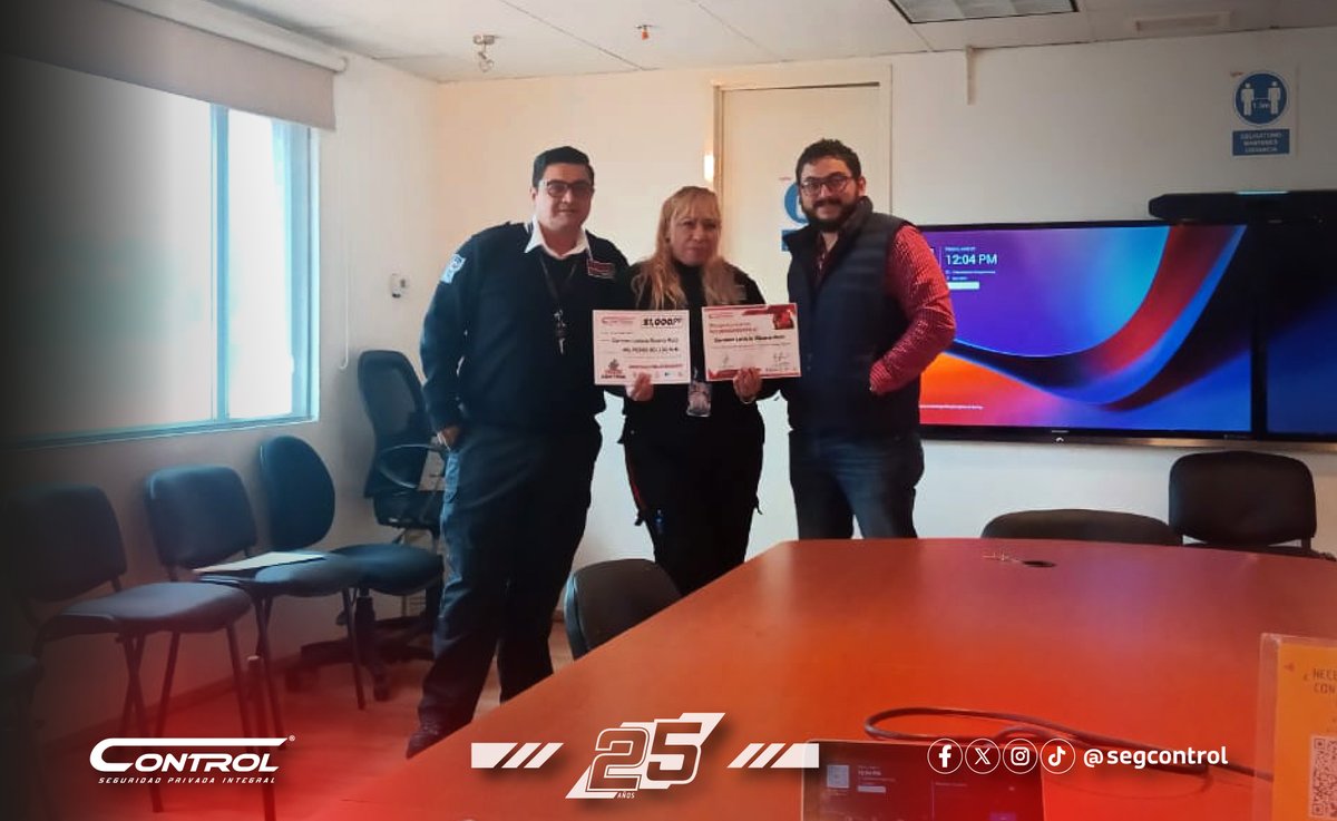 segcontrol's tweet image. ✨ Héroes Control | Guadalajara ✨
En Control sabemos que la grandeza se construye día a día, con pasión, entrega y compromiso.

💪 Gracias por demostrar que, cuando se trabaja con corazón, vamos #ConTodoControl.

#25añosencontrol🎖 #SeguridadPrivada #GuardiasControl