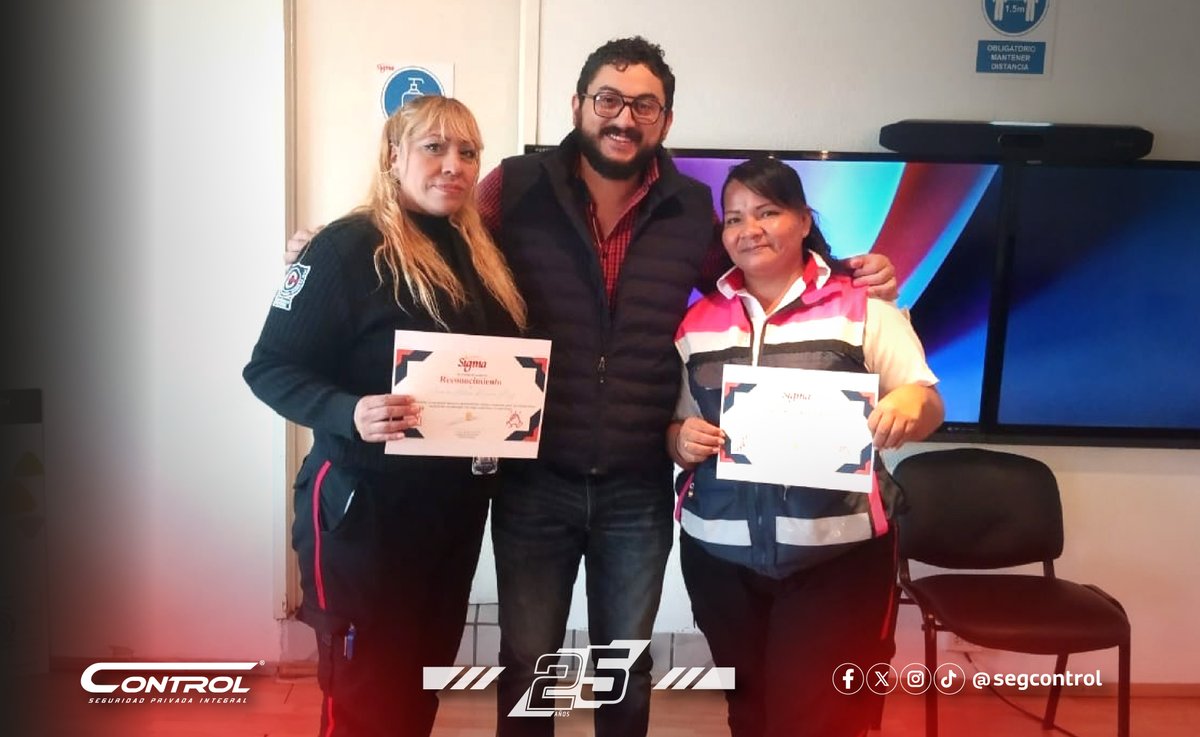 segcontrol's tweet image. ✨ Héroes Control | Guadalajara ✨
En Control sabemos que la grandeza se construye día a día, con pasión, entrega y compromiso.

💪 Gracias por demostrar que, cuando se trabaja con corazón, vamos #ConTodoControl.

#25añosencontrol🎖 #SeguridadPrivada #GuardiasControl