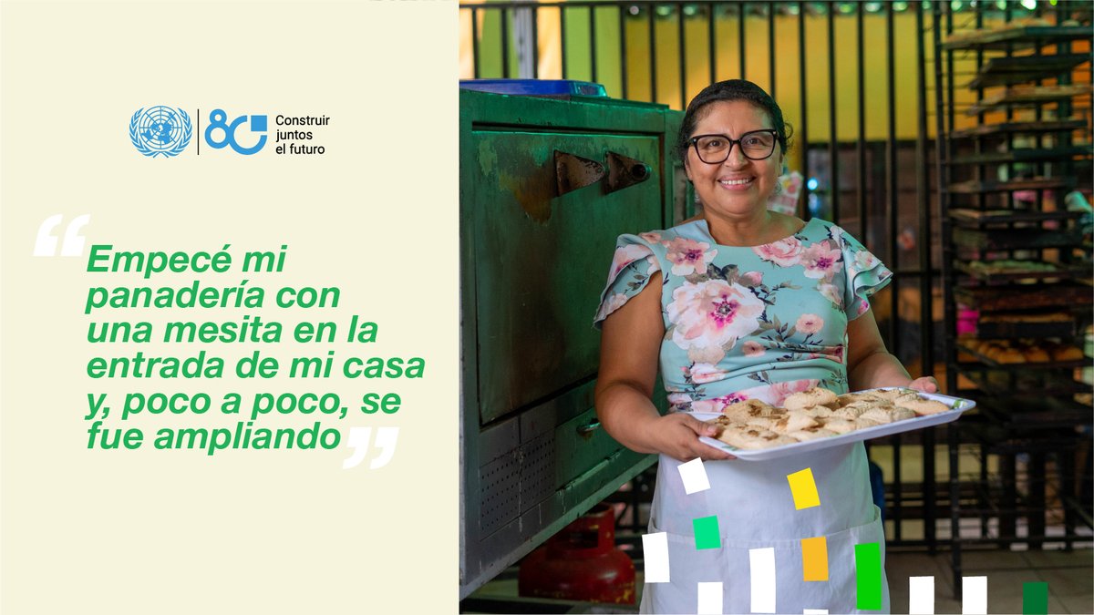 ¡Promovemos el trabajo decente y los medios de vida sostenibles!

Conozca la historia de Morena youtu.be/IqUVrPJUPsY?si…

La #ONUActúa apoyando iniciativas innovadoras y sostenibles para que las personas tengan oportunidades de desarrollarse y lograr sus metas #ONUConElSalvador