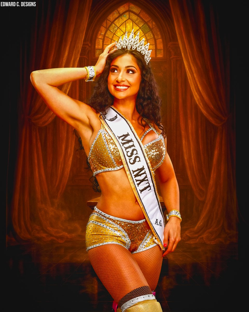 EdwardCDesigns's tweet photo. π@AriannaGraceWWE stepping into the spotlight with confidence and grace! π« Crowned and ready to shine brighter than ever. πβ¨ #MissNXT #CrownedAndConfident #ShineBright #QueenVibes #StageGlow #AriannaGrace #UniqueElegance #SpotlightMoment #GlowingWithPride https://t.co/XUjvyNvMOS