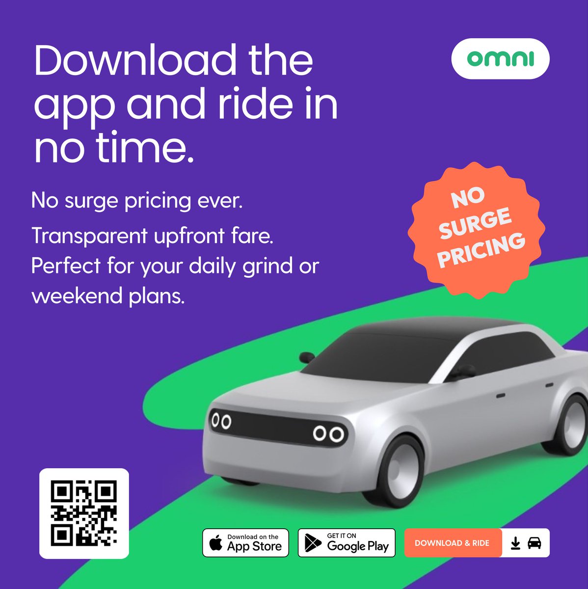 rideomniapp's tweet image. Ready when you are.
Download the app and ride in minutes—no surge, just fair fares. Perfect for your daily grind or weekend plans. Promo code "GET5FREE" unlocks $5 off your next ride 

iOS: itunes.apple.com/app/id67383557…
Google Play: play.google.com/store/apps/det…...
#rideomniapp