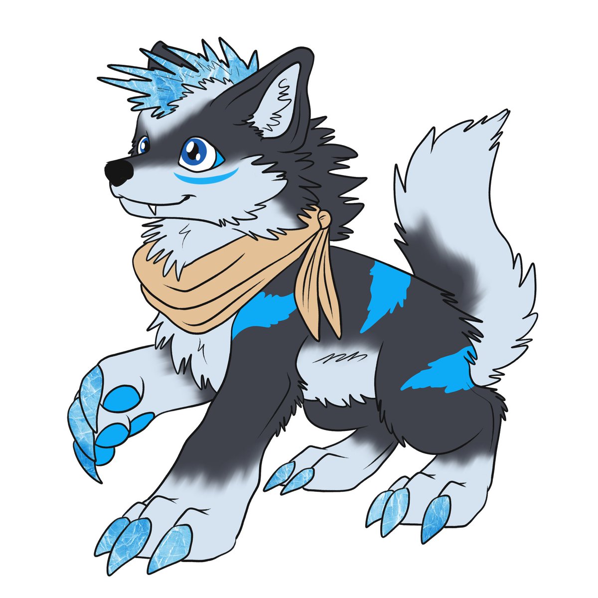 S0ulR0tten's tweet image. And another Canine Based Bundle and one of my personal favorites so far!
Frozen Husky!
This Baby also found it's home already.
Enjoy!
#Digimon #digimonoc #digimonart #digifake #digitalart