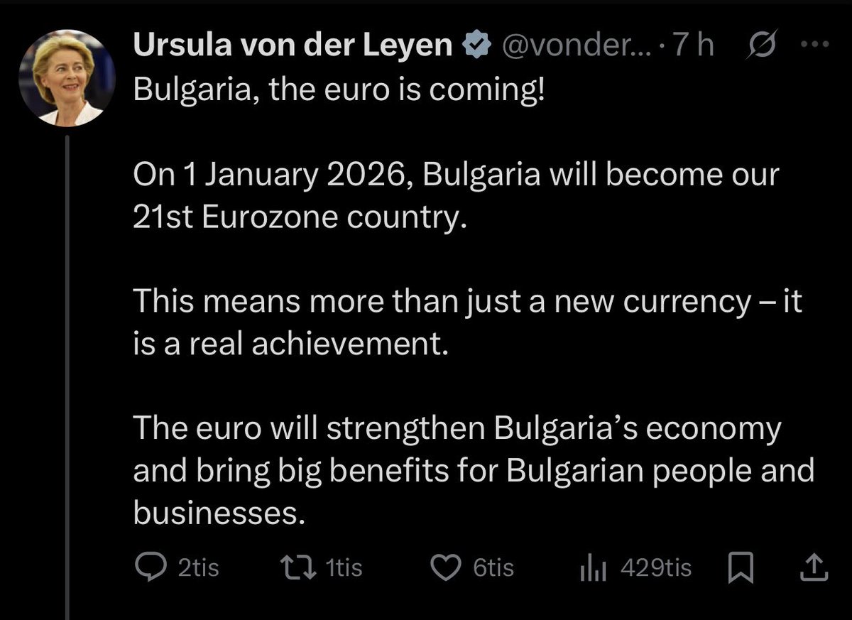 GregorPepe's tweet image. Another disgusting currency reform that will impoverish Bulgarians thanks to an unfavorable conversion rate.

Foreign invaders are ecstatic.
