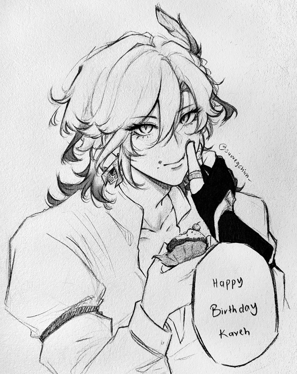 Happy Birthday Kaveh🏛️🎉
#カーヴェ生誕祭2025 #Kaveh #GenshinImpact