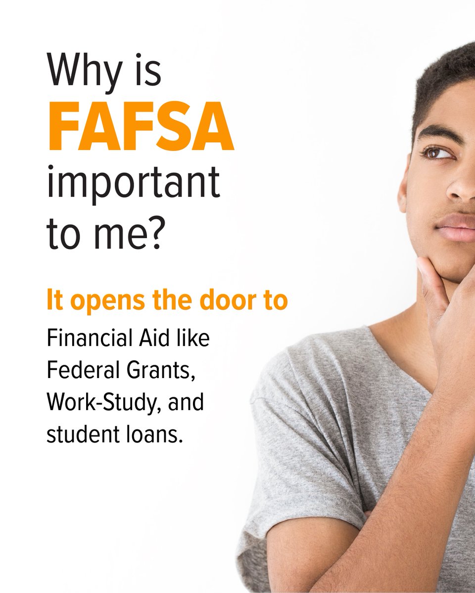 NYSStudentAid's tweet image. Completing the FAFSA is a critical step to unlocking college financial aid. It helps determine eligibility for federal grants, work-study opportunities, student loans, as well as state and institutional aid.
Apply today and learn more here: bit.ly/40F7eP3
#HESC #FAFSA