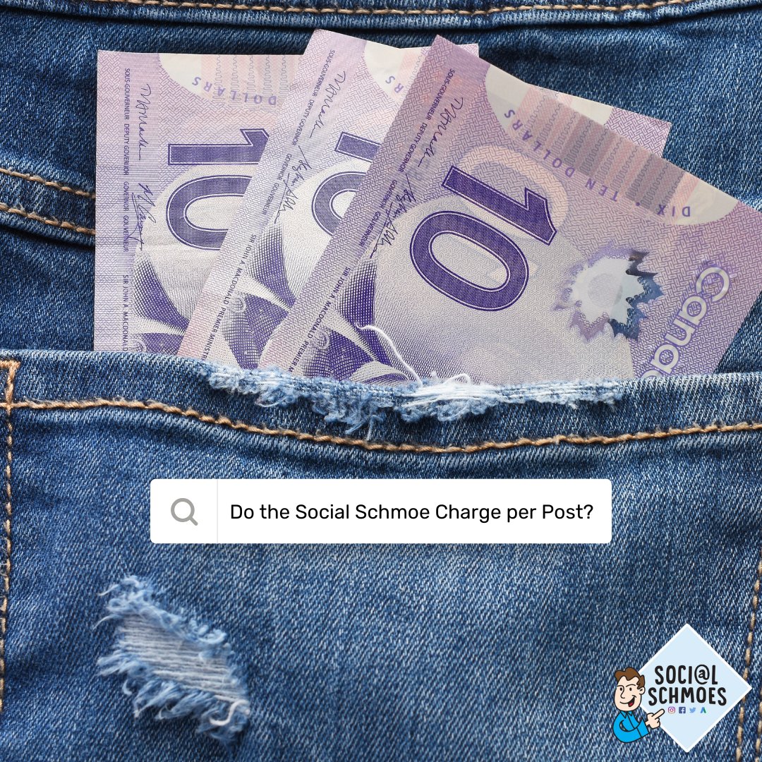 NOPE. We believe that the analytics should dictate the amount of posts a platform should make, not the pricepoint #ygk #socialmedia #marketing #JustGoWithASchmoe